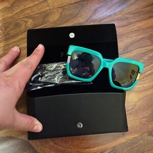Stylish Teal Sunglasses